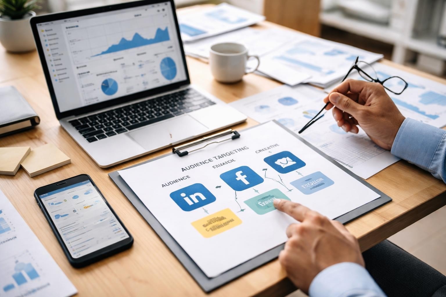 social network advertising for financial advisors